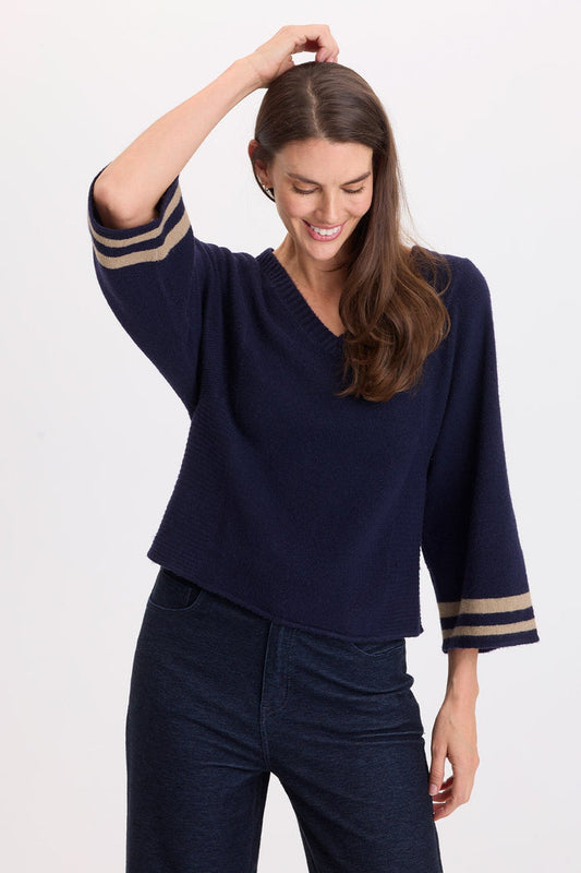 Wearables Jasper Racing Stripe Sweater