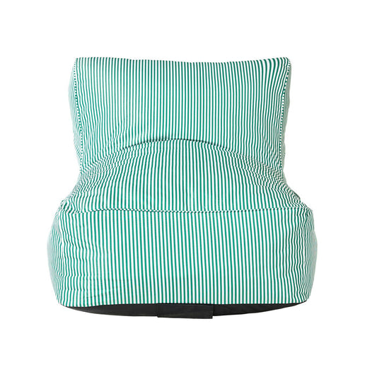 Jax Foam Filled Lounger Green Stripe