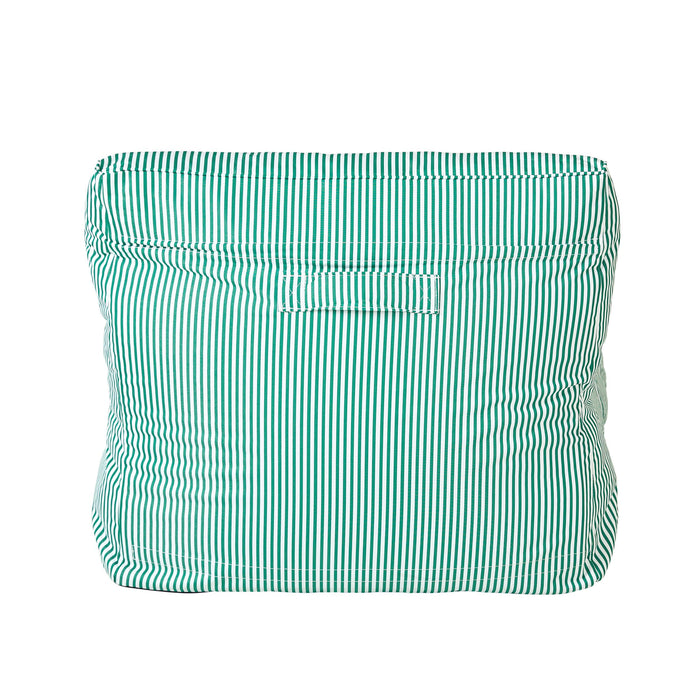 Jax Foam Filled Lounger Green Stripe