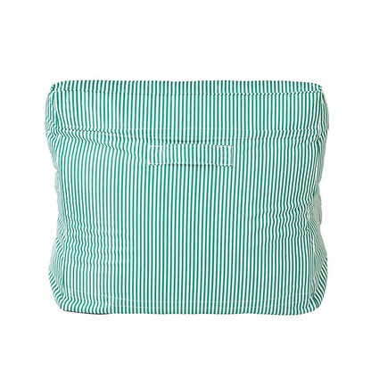 Jax Foam Filled Lounger Green Stripe