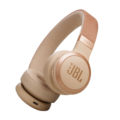 JBL Live 670NC On-Ear Noise-Cancelling Headphones – Sandstone
