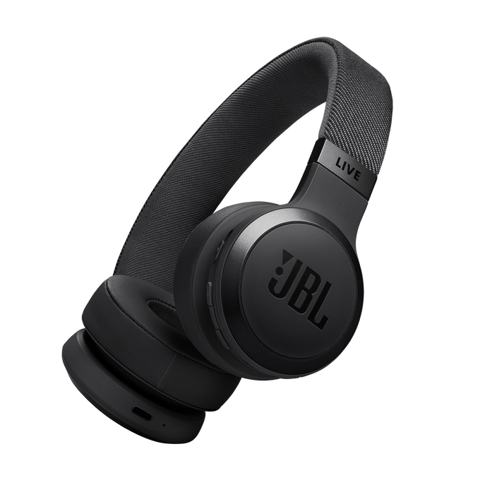 JBL Live 670NC On-Ear Noise-Cancelling Headphones – Black