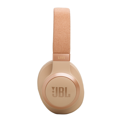 JBL Live 770NC Over-Ear Noise-Cancelling Headphones – Sandstone – view 2