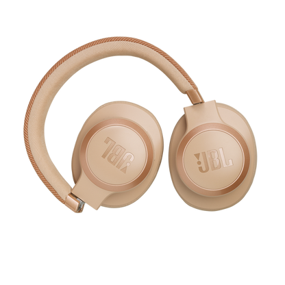JBL Live 770NC Over-Ear Noise-Cancelling Headphones – Sandstone – view 4
