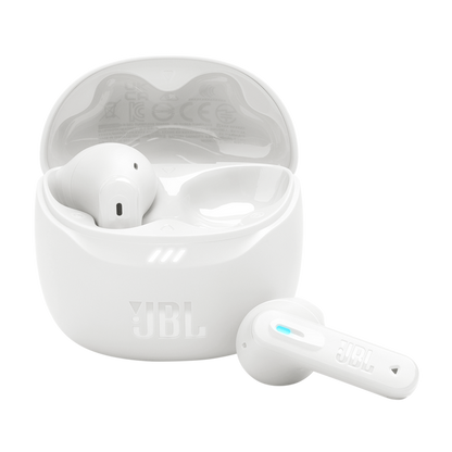 JBL Tune Flex 2 True Wireless Noise-Cancelling Open-Stick Earbuds – White
