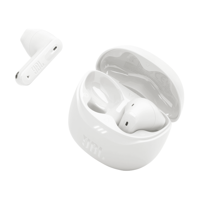 JBL Tune Flex 2 True Wireless Noise-Cancelling Open-Stick Earbuds – White – view 4