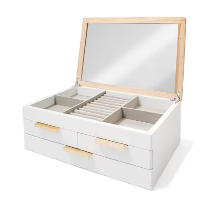 Jewellery Box-3 Tier/Oak-Look/Anko