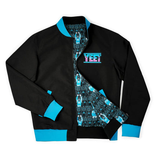 RSVLTS S WWE Jacket Summer Slam "Yeet!"_ Reversible Bomber Jacket Summer Slam "Yeet!"_ Reversible Bomber Jacket