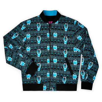 RSVLTS WWE Jacket Summer Slam "Yeet!"_ Reversible Bomber Jacket Summer Slam "Yeet!"_ Reversible Bomber Jacket