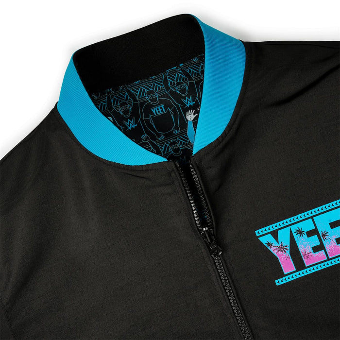 RSVLTS WWE Jacket Summer Slam "Yeet!"_ Reversible Bomber Jacket Summer Slam "Yeet!"_ Reversible Bomber Jacket