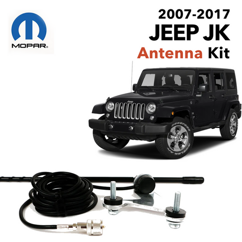 JK Jeep Wrangler CB Antenna Kit 2007-2017 | Right Channel Radios