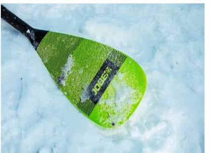 Jobe Fiberglass Sup Paddle Lime 3-Piece