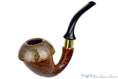 Johny Pipes Calabah 2021 Sandblast Calabash with Brass with Walnut