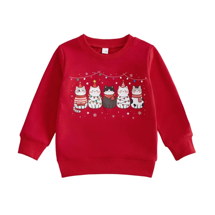 JOLLY HOLIDAYS Red Sweatshirt