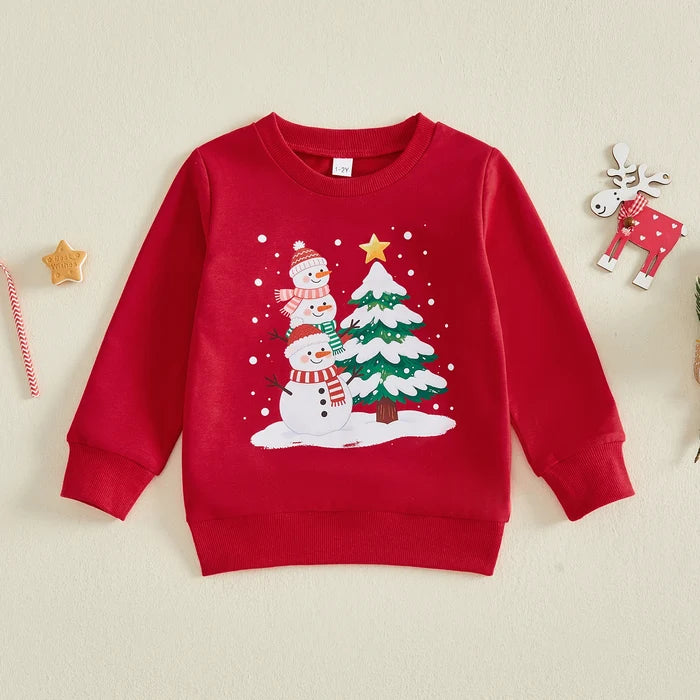 JOLLY HOLIDAYS Red Sweatshirt