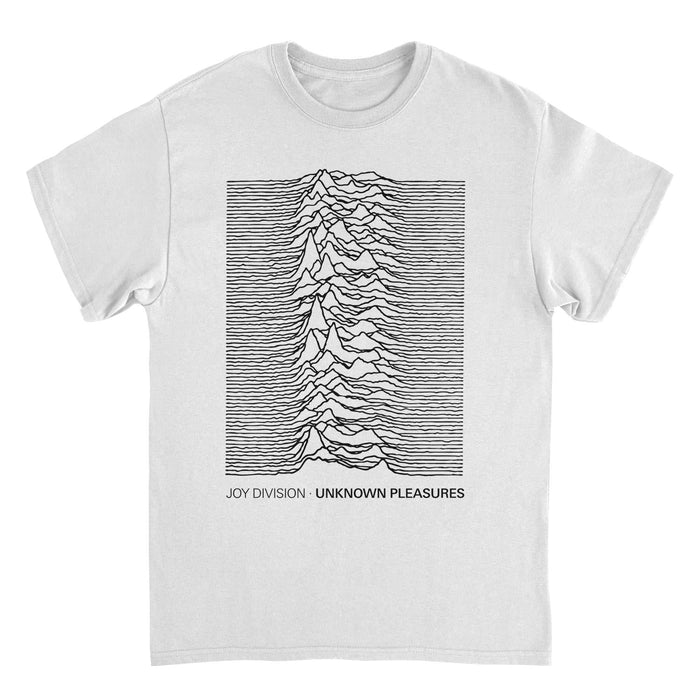 Joy Division Unknown Pleasures Text T-Shirt