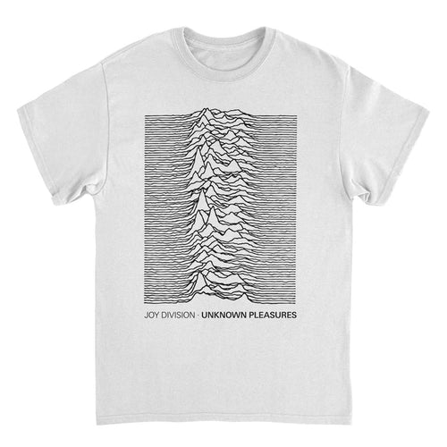 Joy Division Unknown Pleasures Text T-Shirt