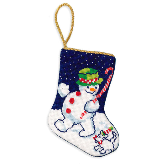 Joy Snowman Bauble Stocking