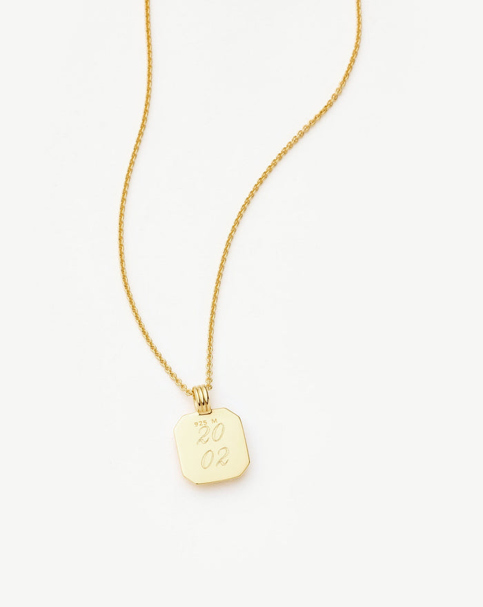 June Birthstone Pendant Necklace | 18ct Gold Vermeil/Rainbow Moonstone Necklaces Missoma