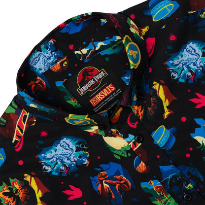 RSVLTS Jurassic Park Short Sleeve Shirt Jurassic Park "Neon ‘93" – KUNUFLEX Short Sleeve Shirt Jurassic Park "Neon ‘93" – KUNUFLEX Short Sleeve Shirt