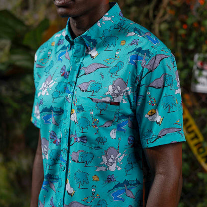 RSVLTS Jurassic Park Short Sleeve Shirt Jurassic Park "The Miracle of Cloning" – KUNUFLEX Short Sleeve Shirt Jurassic Park "The Miracle of Cloning" – KUNUFLEX Short Sleeve Shirt