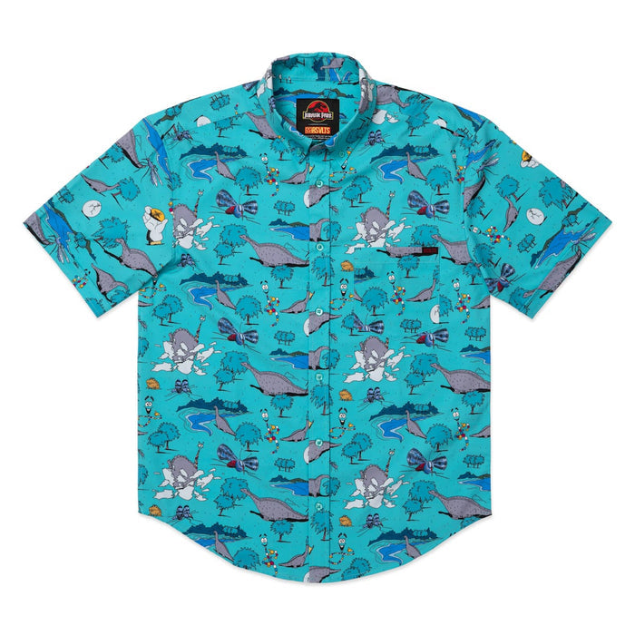 RSVLTS Jurassic Park Short Sleeve Shirt Jurassic Park "The Miracle of Cloning" – KUNUFLEX Short Sleeve Shirt Jurassic Park "The Miracle of Cloning" – KUNUFLEX Short Sleeve Shirt