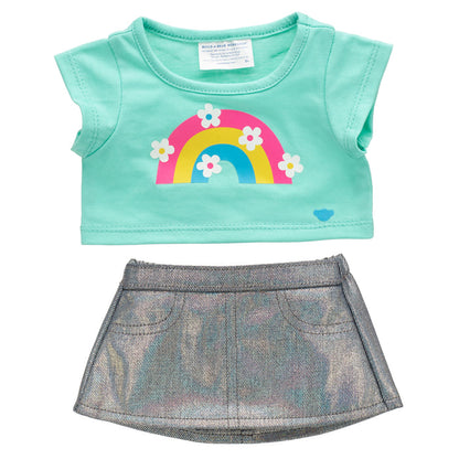 Kabu™ Rainbow Tee and Skirt Set