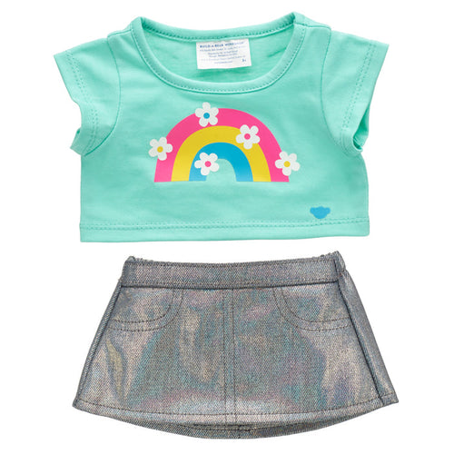 Kabu™ Rainbow Tee and Skirt Set
