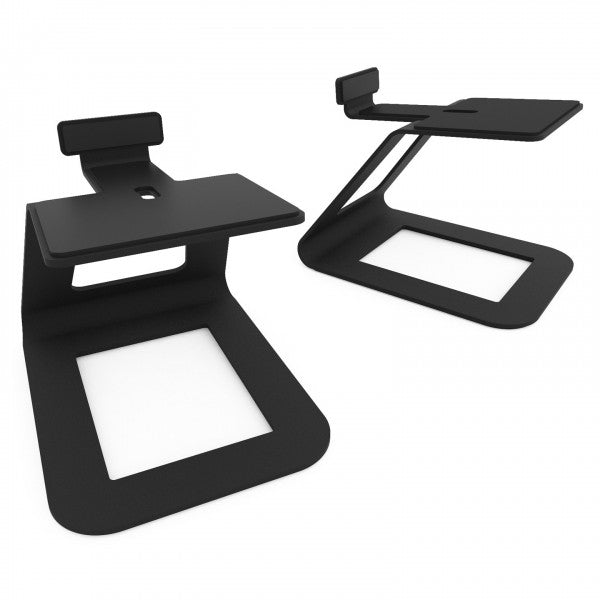 Kanto SE6 Large Elevated Desktop Speaker Stands Black Black