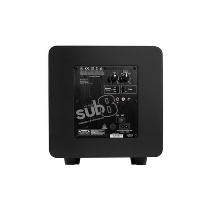 Kanto SUB8 Vinyl Subwoofer Matte Black Matte Black