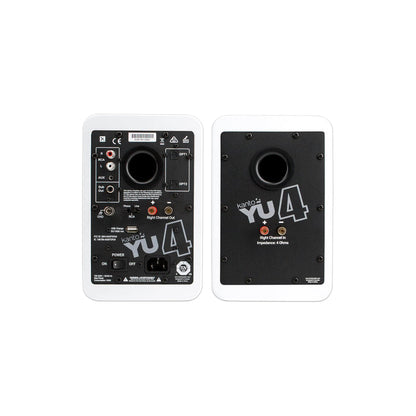 Kanto YU4 Powered Bookshelf Speakers With Bluetooth Matte White Matte White
