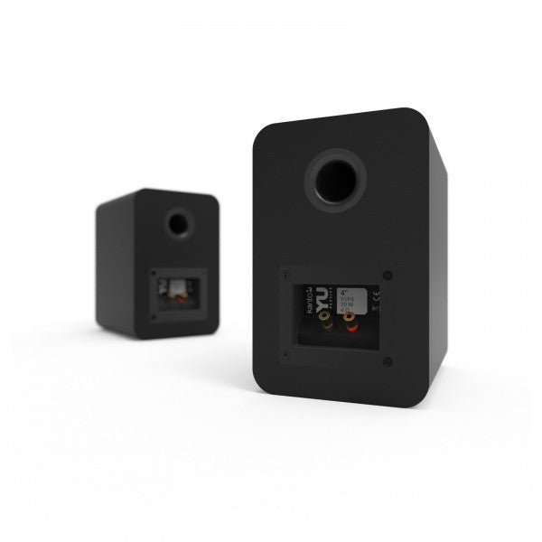 Kanto YUP4 Passive 4 inch Bookshelf Speakers Matte Black Matte Black