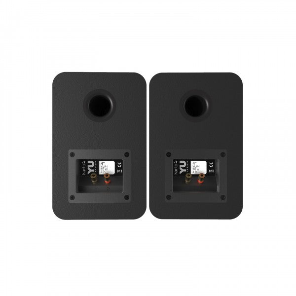 Kanto YUP4 Passive 4 inch Bookshelf Speakers Matte Black Matte Black