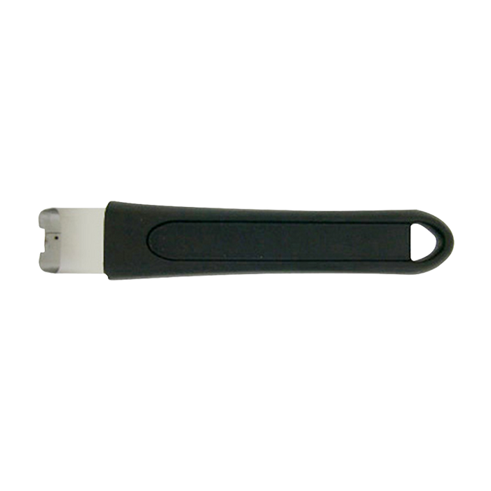 Karaat+ steel hapjespan 24 cm zwart bovenaanzicht