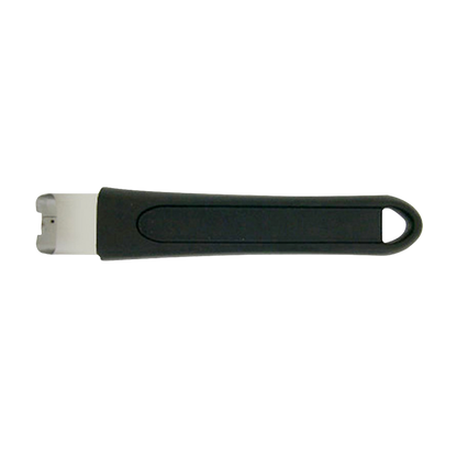 Karaat+ steel hapjespan 24 cm zwart bovenaanzicht