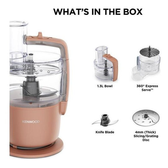 Kenwood MultiPro Go Clay Red Super-Compact Food Processor – view 3