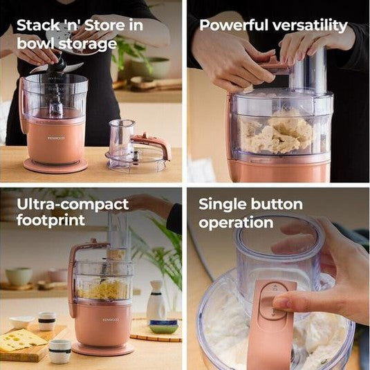 Kenwood MultiPro Go Clay Red Super-Compact Food Processor – view 5