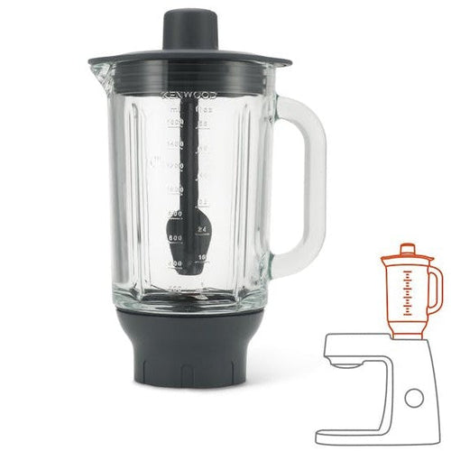 Kenwood ThermoResist Glass Blender Attachment Kitchen Gadgets