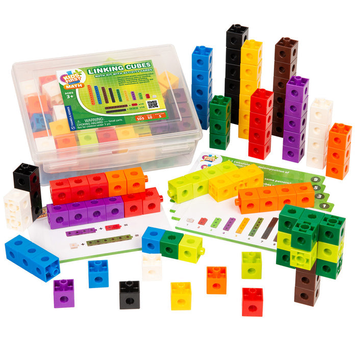 Kids First Math: Linking Cubes Math Kit with Activity Cards STEM Thames & Kosmos