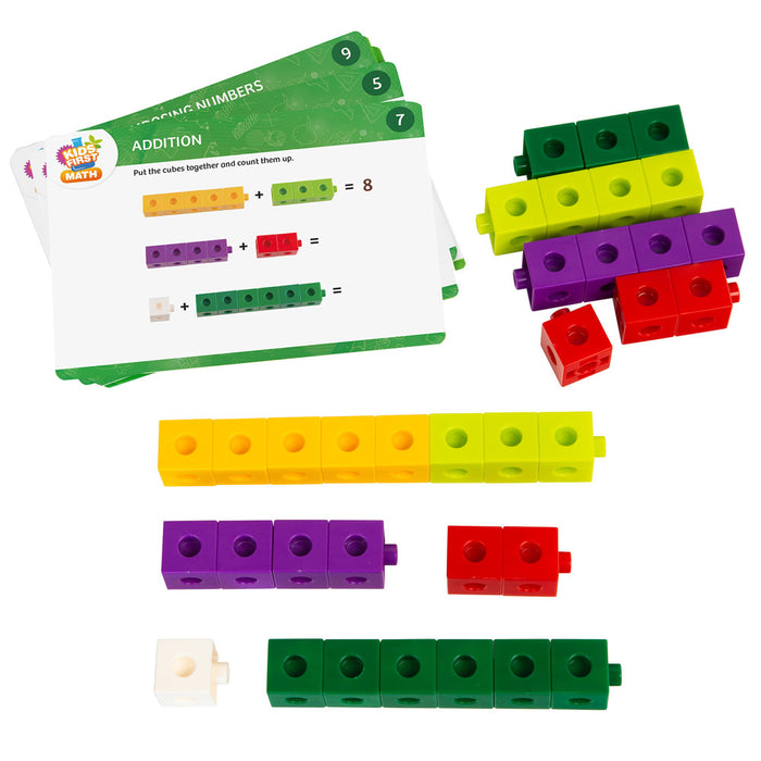 Kids First Math: Linking Cubes Math Kit with Activity Cards STEM Thames & Kosmos