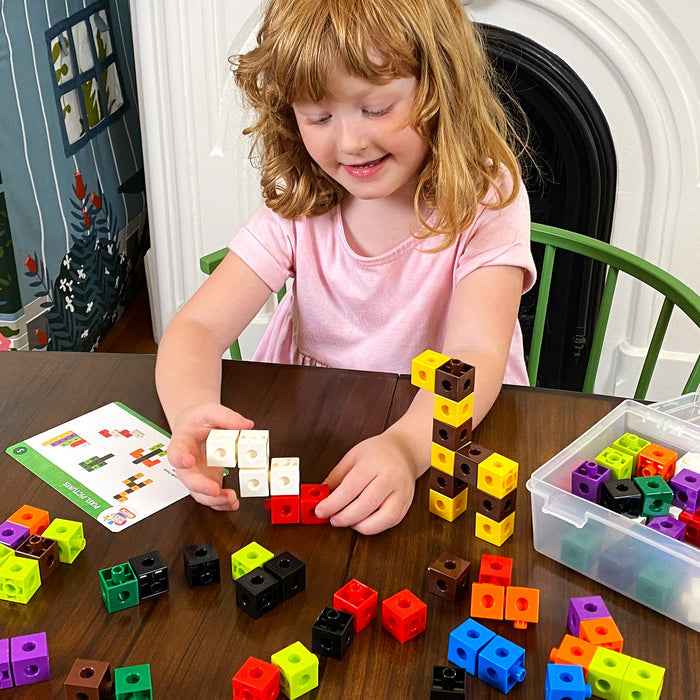 Kids First Math: Linking Cubes Math Kit with Activity Cards STEM Thames & Kosmos
