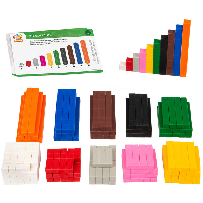 Kids First Math: Number Rods Math Kit with Activity Cards STEM Thames & Kosmos