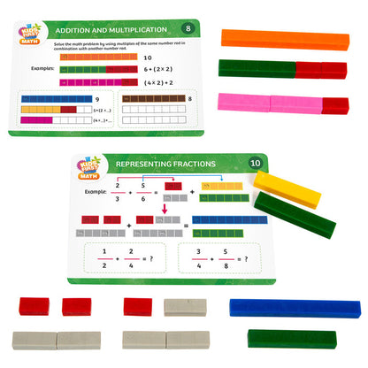 Kids First Math: Number Rods Math Kit with Activity Cards STEM Thames & Kosmos