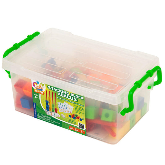 Kids First Math: Stacking Block Abacus Math Kit with Activity Cards STEM Thames & Kosmos