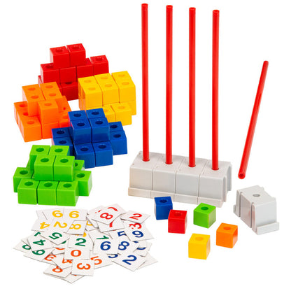 Kids First Math: Stacking Block Abacus Math Kit with Activity Cards STEM Thames & Kosmos