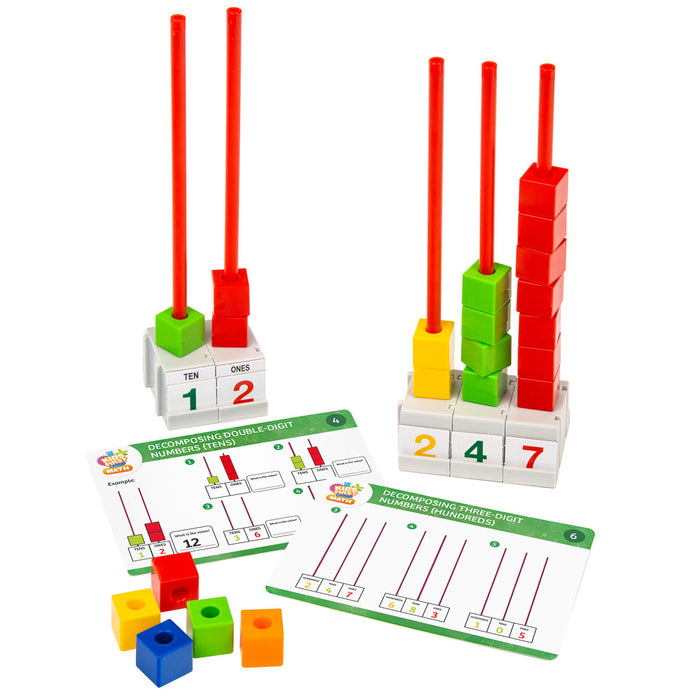 Kids First Math: Stacking Block Abacus Math Kit with Activity Cards STEM Thames & Kosmos