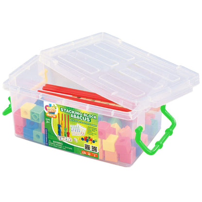 Kids First Math: Stacking Block Abacus Math Kit with Activity Cards STEM Thames & Kosmos