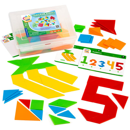 Kids First Math: Tangram Shapes Math Kit with Activity Cards STEM Thames & Kosmos