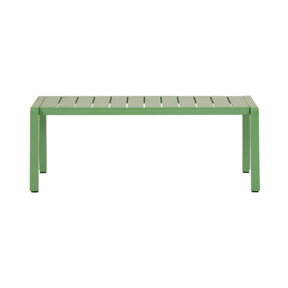 Kids Kace Rectangle Bench Bright Green