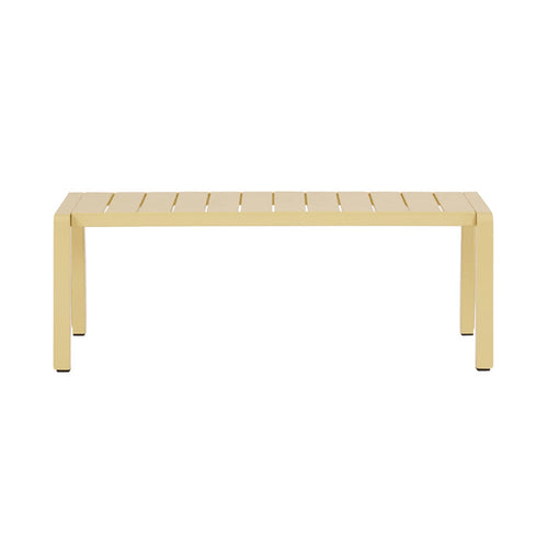 Kids Kace Rectangle Bench Sunlit Yellow